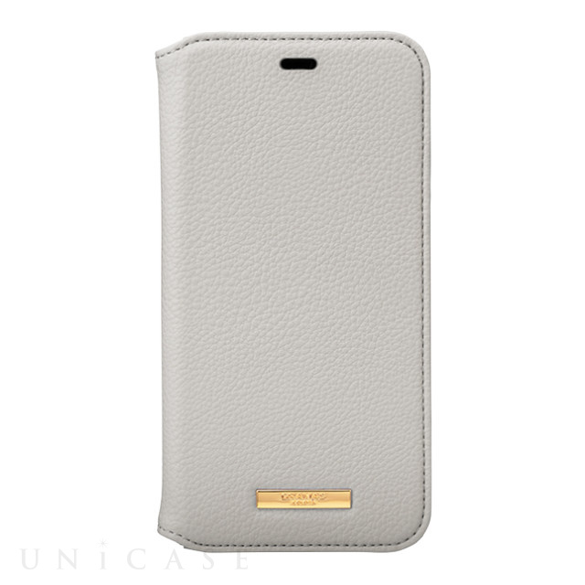 【iPhone11 Pro ケース】“Shrink” PU Leather Book Case (Greige)