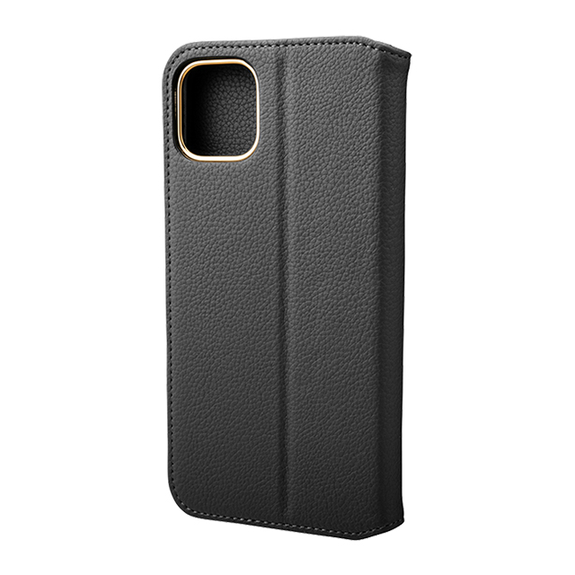 【iPhone11 Pro Max ケース】“Shrink” PU Leather Book Case (Black)goods_nameサブ画像
