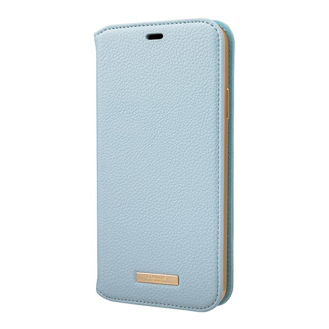 【iPhone11 Pro Max ケース】“Shrink” PU Leather Book Case (Light Blue)goods_nameサブ画像