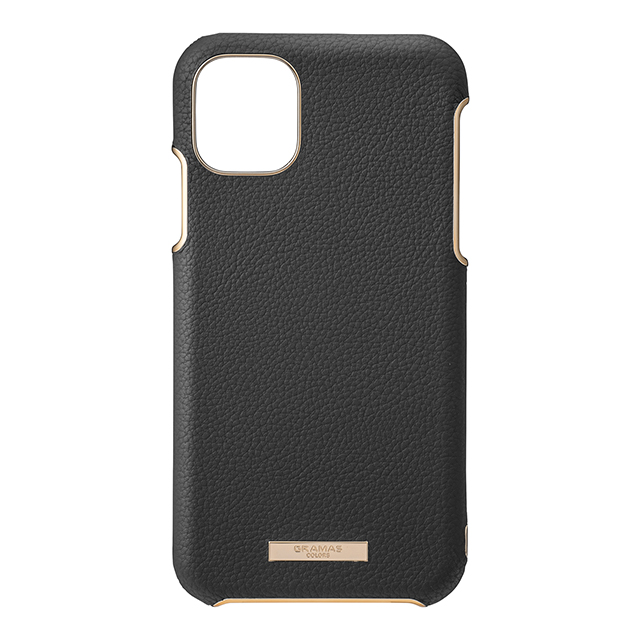 【iPhone11 Pro ケース】“Shrink” PU Leather Shell Case (Black)サブ画像