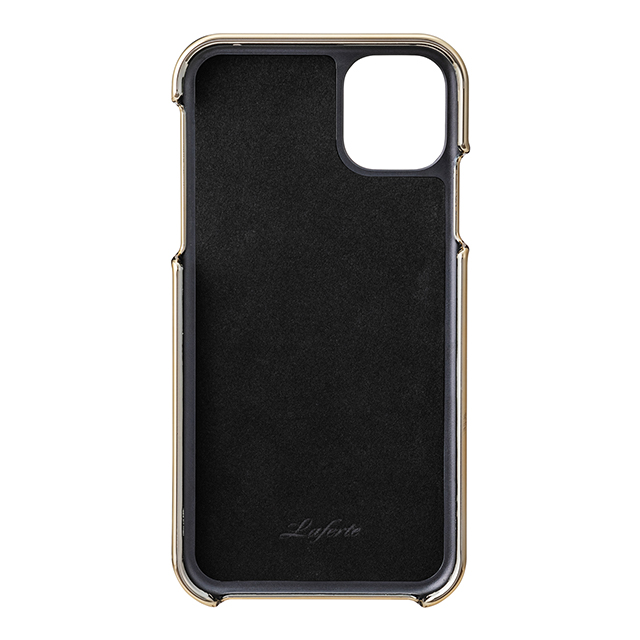 【iPhone11 Pro ケース】“Shrink” PU Leather Shell Case (Greige)サブ画像