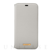 【iPhone11 Pro Max ケース】“Shrink” PU Leather Book Case (Greige)
