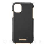 【iPhone11/XR ケース】“Shrink” PU Leather Shell Case (Black)