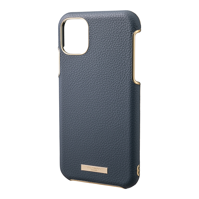 【iPhone11/XR ケース】“Shrink” PU Leather Shell Case (Navy)goods_nameサブ画像