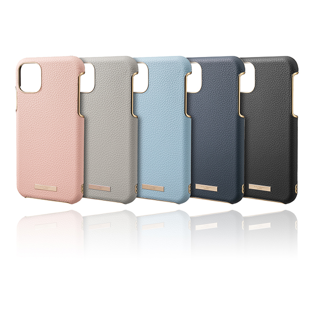 【iPhone11/XR ケース】“Shrink” PU Leather Shell Case (Greige)サブ画像