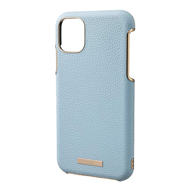 【iPhone11 Pro Max ケース】“Shrink” PU Leather Shell Case (Light Blue)goods_nameサブ画像