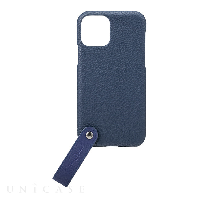 【iPhone11 Pro ケース】“TAIL” PU Leather Shell Case (Navy)