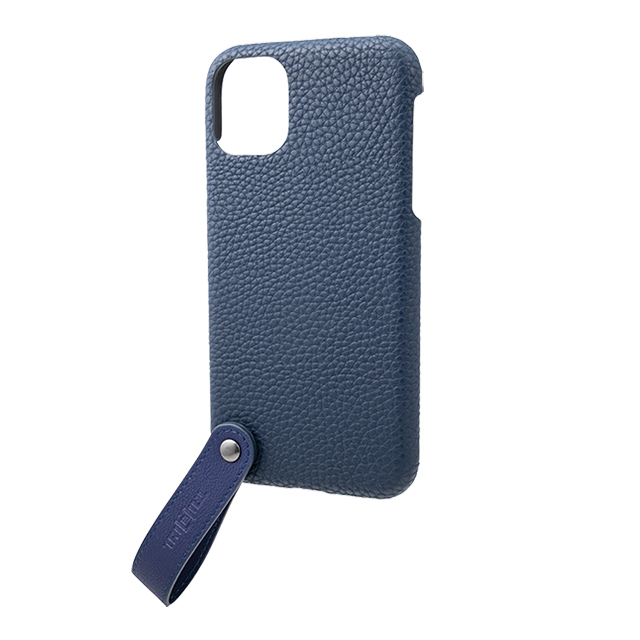 【iPhone11/XR ケース】“TAIL” PU Leather Shell Case (Navy)サブ画像