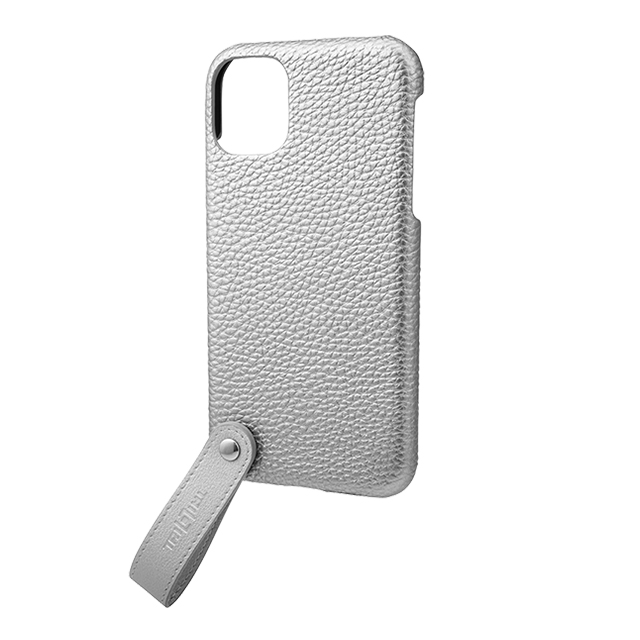 【iPhone11/XR ケース】“TAIL” PU Leather Shell Case (Silver)goods_nameサブ画像