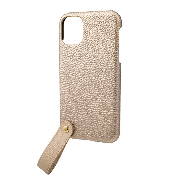 【iPhone11/XR ケース】“TAIL” PU Leather Shell Case (Gold)サブ画像