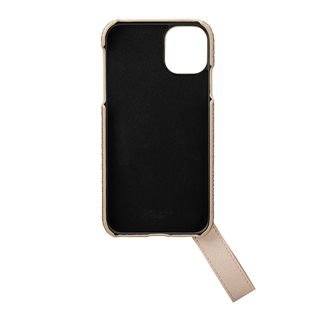 【iPhone11/XR ケース】“TAIL” PU Leather Shell Case (Gold)サブ画像