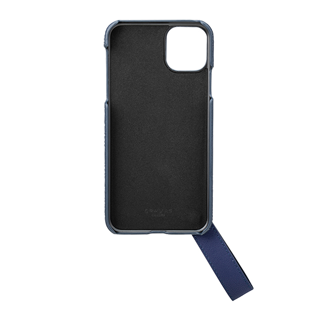 【iPhone11 Pro Max ケース】“TAIL” PU Leather Shell Case (Navy)goods_nameサブ画像