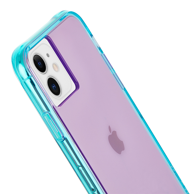 【iPhone11/XR ケース】Tough Neon (Purple/Turquoise)goods_nameサブ画像