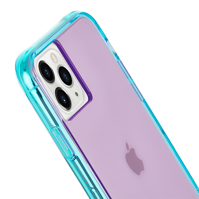 【iPhone11 Pro Max ケース】Tough Neon (Purple/Turquoise)サブ画像