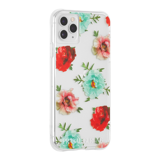 【iPhone11 Pro Max ケース】PRABAL GURUNG (Clear Floral)サブ画像