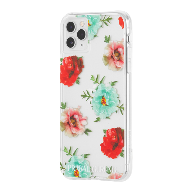 【iPhone11 Pro Max ケース】PRABAL GURUNG (Clear Floral)サブ画像