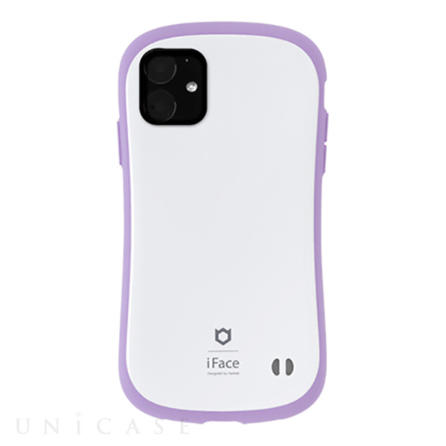 iPhone11 ケース】iFace First Class Pastelケース (ホワイト/パープル