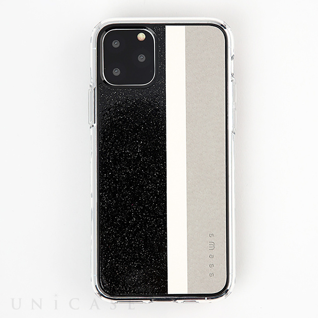 【iPhone11 Pro ケース】Stripe デザインケース (Grey)