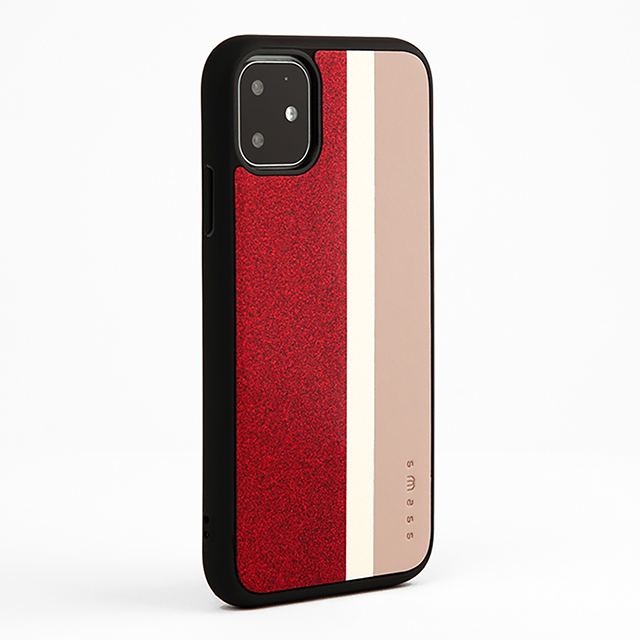 【iPhone11 ケース】Stripe デザインケース (Pink)サブ画像