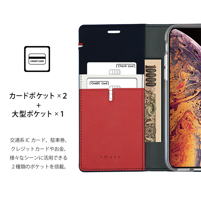 【iPhone11 Pro ケース】CAPO.F 本革手帳型ケース (Navy)goods_nameサブ画像