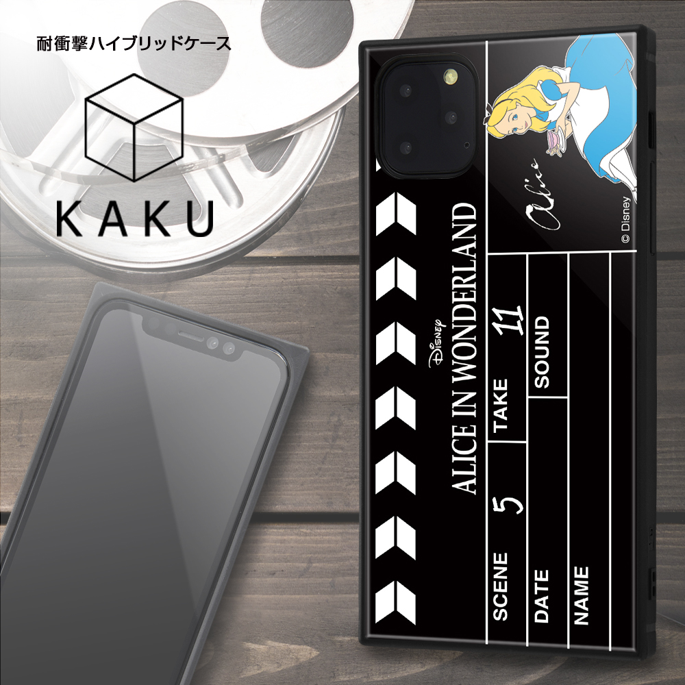 【iPhone11 Pro Max ケース】ディズニーキャラクター/耐衝撃ハイブリッドケース KAKU (バンビ/Clapperboard)サブ画像