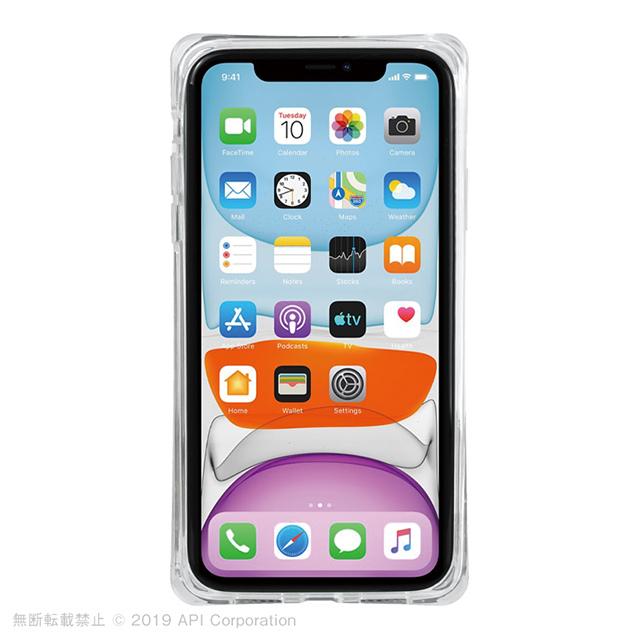 【iPhone11 ケース】CRYSTAL AQUA (グラファイト)goods_nameサブ画像