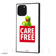 【iPhone11 Pro ケース】マペッツ/Care free_1/耐衝撃ハイブリッドケース KAKU (カーミット/Care free_1)