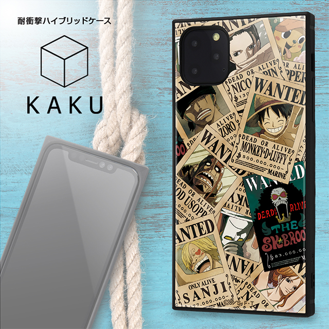 【iPhone11 Pro Max ケース】ワンピース/耐衝撃ハイブリッドケース KAKU (海賊旗マーク)サブ画像