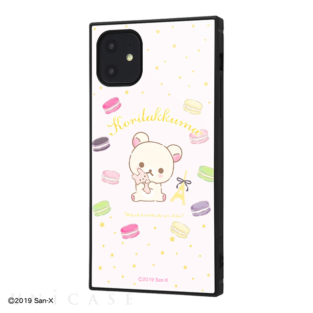 【iPhone11 ケース】リラックマ/耐衝撃ハイブリッドケース KAKU (マカロン)