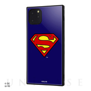 【iPhone11 Pro Max ケース】スーパーマン/耐衝撃ハイブリッドケース KAKU (スーパーマンロゴ)
