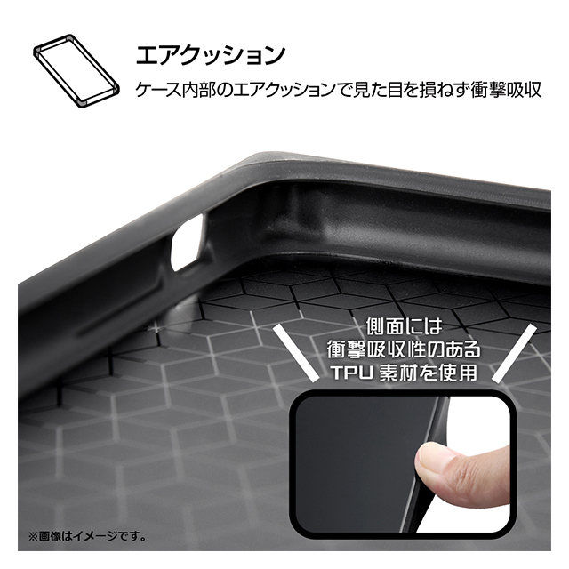 【iPhone11 ケース】ディズニーキャラクター/耐衝撃ハイブリッド シリコン KAKU (プー)サブ画像