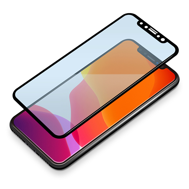 【iPhone11 Pro/XS フィルム】液晶保護ガラス 3Dハイブリッドガラス (ブルーライト低減)サブ画像