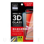 【iPhone11 Pro Max/XS Max フィルム】液晶保護ガラス 3Dハイブリッドガラス (クリア)