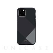 【iPhone11 Pro ケース】Simple style grid case (gray)