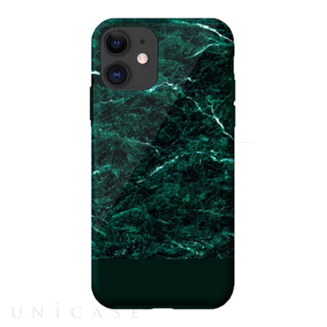 【iPhone11 ケース】Marble series case (green)