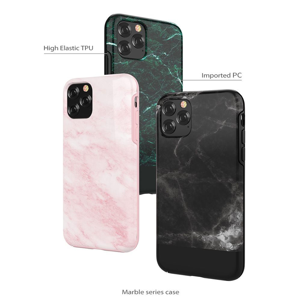 【iPhone11 Pro Max ケース】Marble series case (black)サブ画像