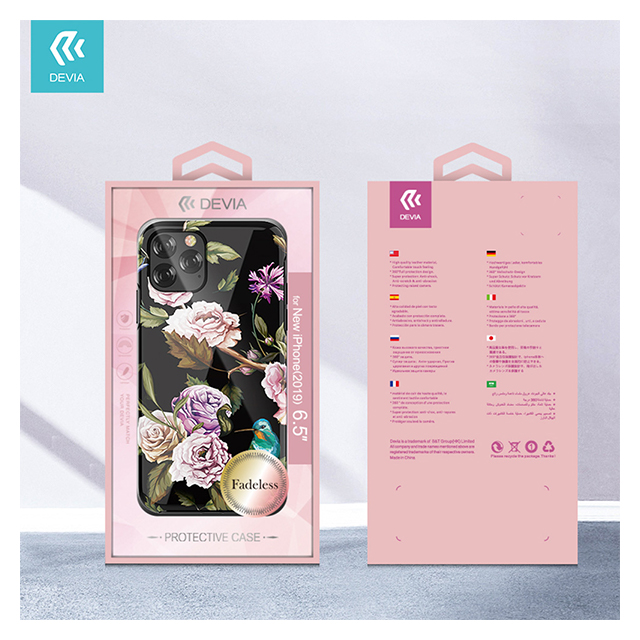 【iPhone11 Pro ケース】Perfume lily series case (black)サブ画像