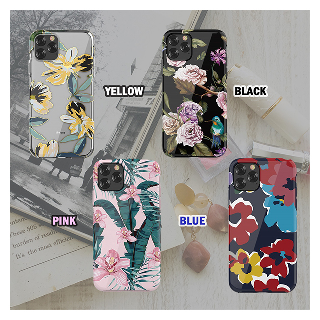 【iPhone11 Pro ケース】Perfume lily series case (blue)サブ画像