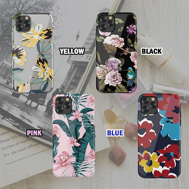【iPhone11 ケース】Perfume lily series case (blue)サブ画像