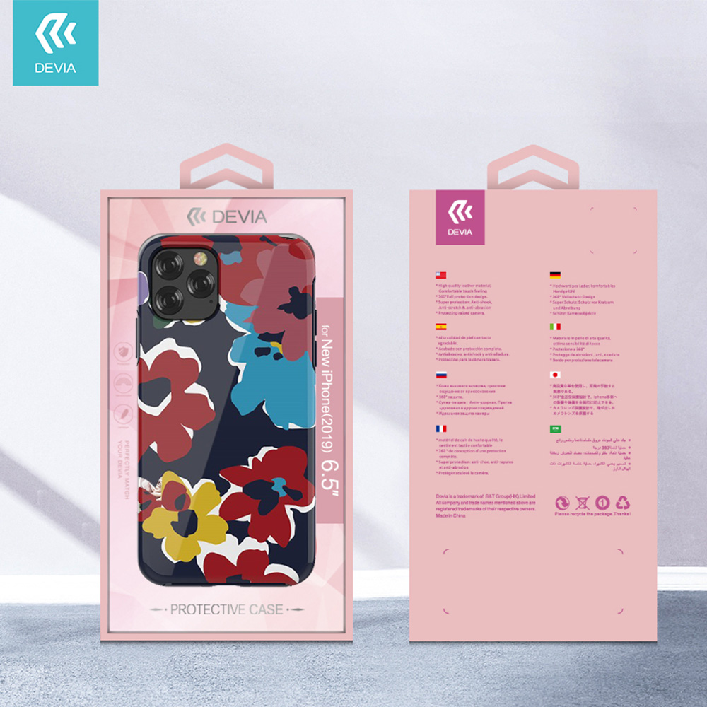 【iPhone11 Pro Max ケース】Perfume lily series case (blue)goods_nameサブ画像