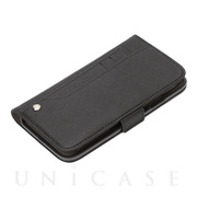【iPhone11 ケース】スライドポケットフリップカバー (ブラック)
