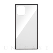 【iPhone11 Pro ケース】ガラスハイブリッドケース (ホワイト)