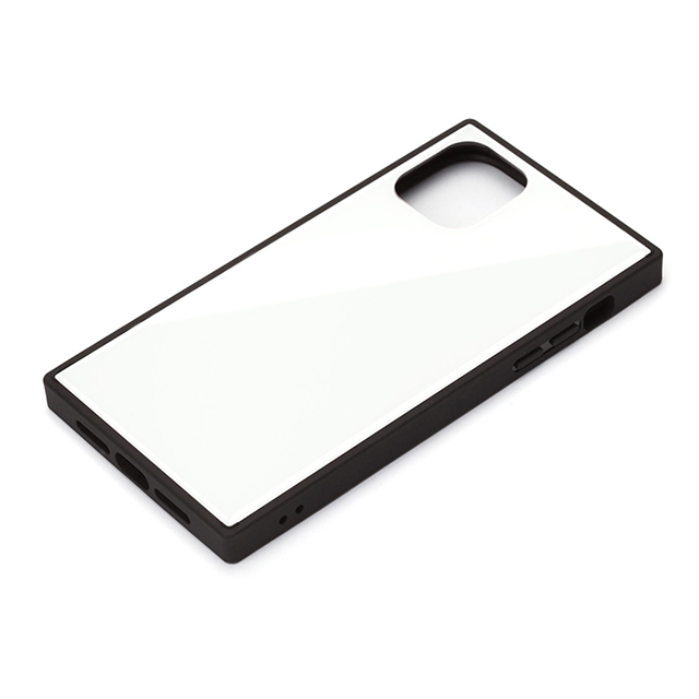 【iPhone11 Pro ケース】ガラスハイブリッドケース (ホワイト)サブ画像