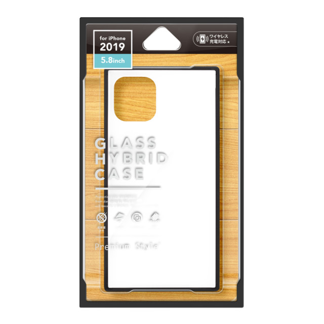 【iPhone11 Pro ケース】ガラスハイブリッドケース (ホワイト)goods_nameサブ画像