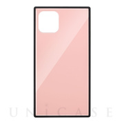 【iPhone11 Pro Max ケース】ガラスハイブリッドケース (ピンク)
