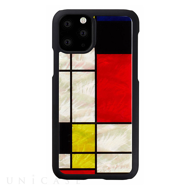 【iPhone11 Pro ケース】天然貝ケース (Mondrian)