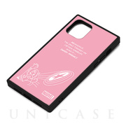 【iPhone11 Pro ケース】ガラスハイブリッドケース (キャプテン・アメリカ/ピンク)