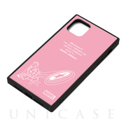 【iPhone11 Pro Max ケース】ガラスハイブリッドケース (キャプテン・アメリカ/ピンク)