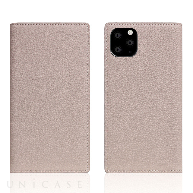 【iPhone11 Pro ケース】Full Grain Leather Case (Light Cream)