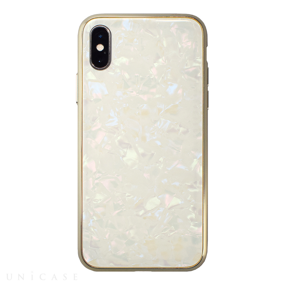 【アウトレット】【iPhoneXS/X ケース】Glass Shell Case for iPhoneXS/X (Gold)